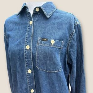LEE Take a Tumble Denim Shirt Dress NWT | Size‎ S (Oversized Fit)